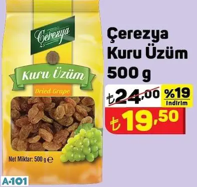 ÇEREZYA KURU ÜZÜM ÇEREZYA KURU ÜZÜM